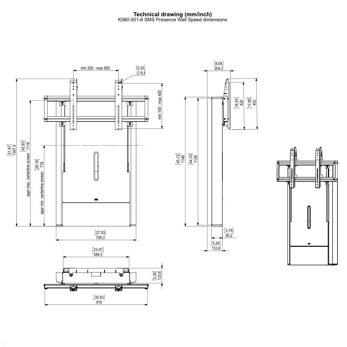 sms-presence-speed-wall-monitor-wandhalter