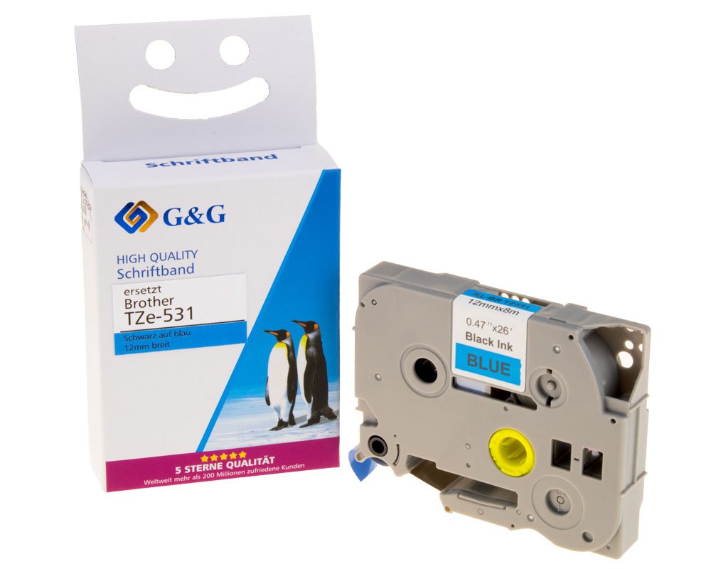 G & G Schriftbandkassette 14956 brother TZe-531 ppm-stuttgart_Berlin