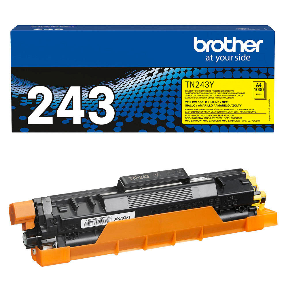 Brother Laserdruck Tonerkartusche - Yellow - Originaler Pack - Laserdruck - Kap.: 1000 Seiten