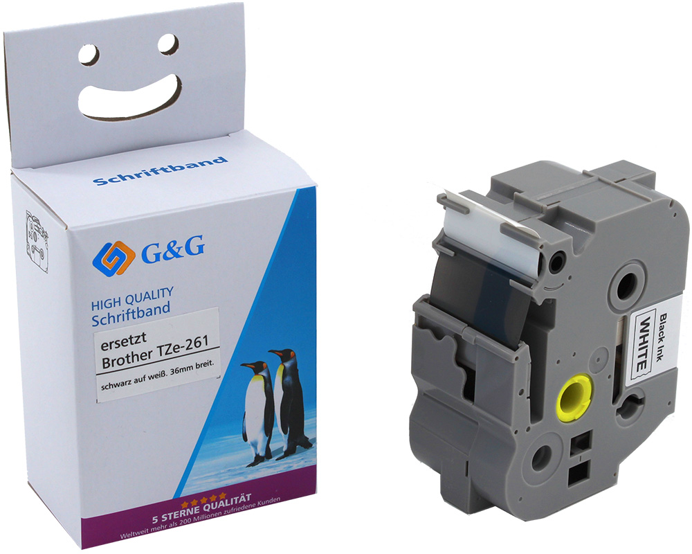 G & G Schriftbandkassette 14975-2 brother TZe-261 ppm-stuttgart_Berlin