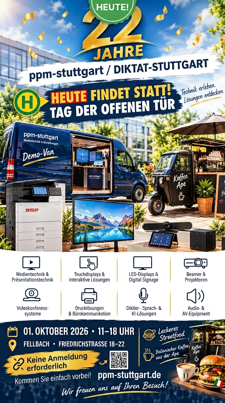 Hausmesse 01.Oktober 2026 ppm-stuttgart DIKTAT-STUTTGART
