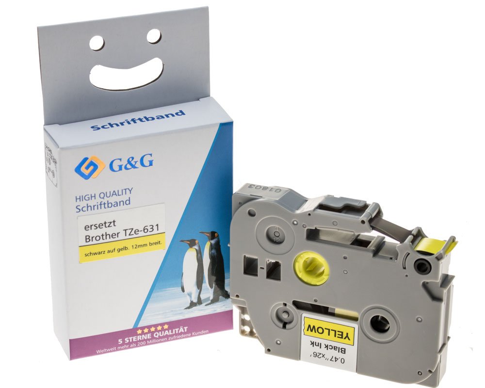 G & G Schriftbandkassette 14957 brother TZE-631_ppm-stuttgart_Berlin