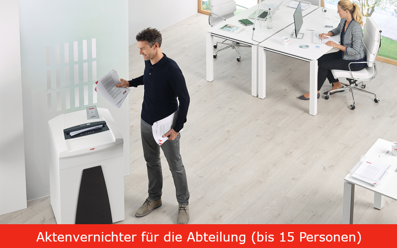 weiter zu den HSM Aktenvernichter für Abteilungen   hier klicken