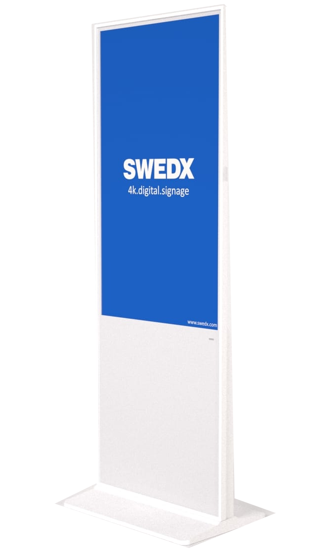 Stele White 4k Digtal Signage pp-stuttgart Berlin Stele White 4k Digtal Signage pp-stuttgart Berlin