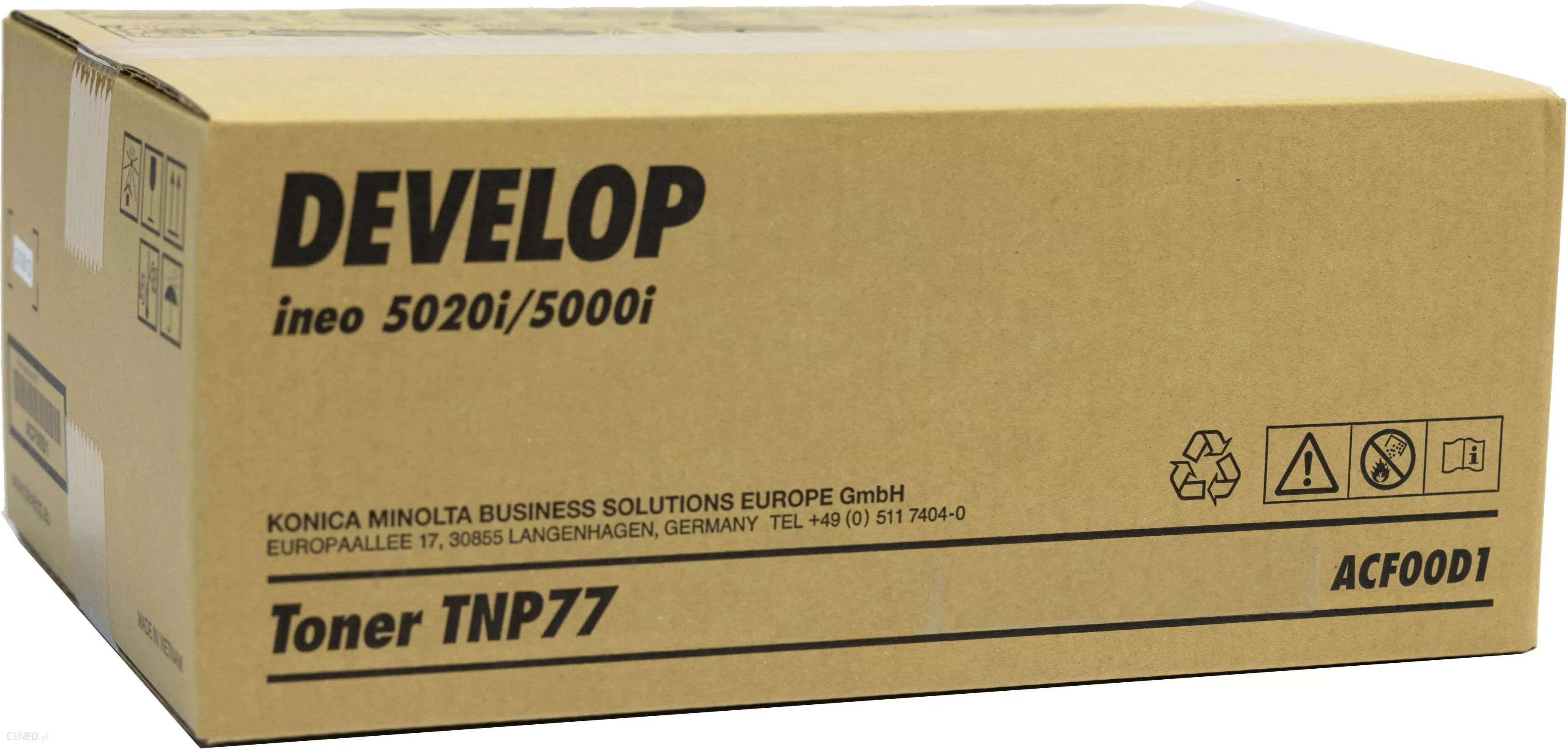 DEVELOP TNP-77K black, Toner original, (ca. 20.000 Seiten A4, 5%)