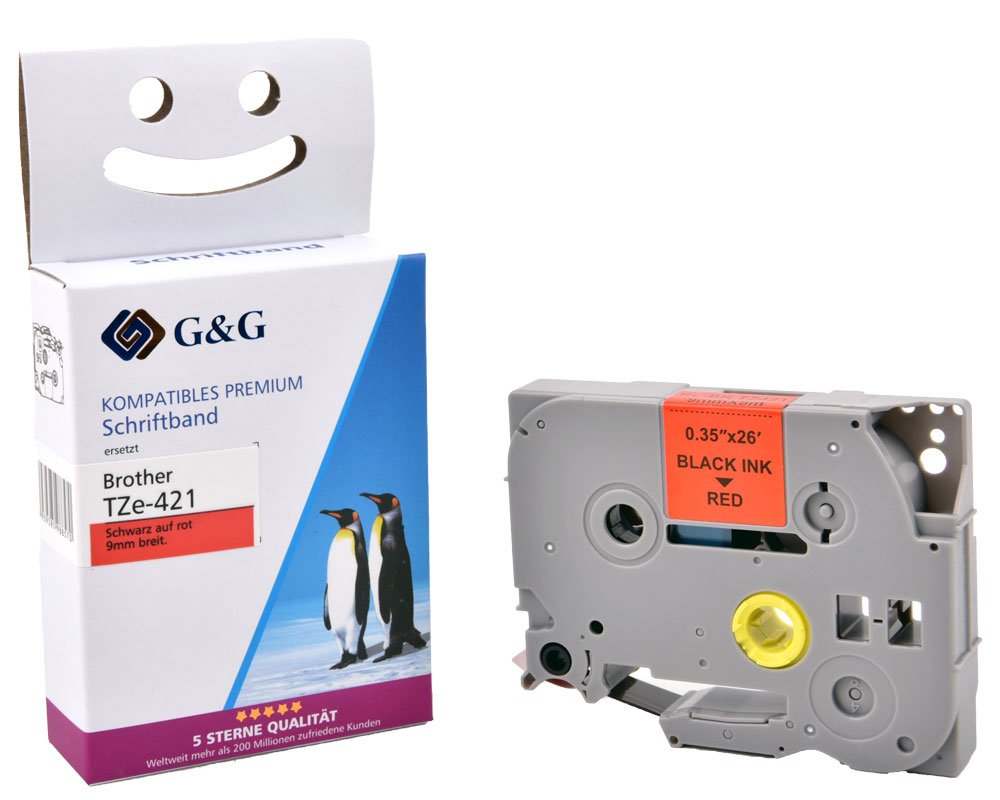 G & G Schriftbandkassette 17085 Brother TZe-421 ppm-stuttgart_Berlin