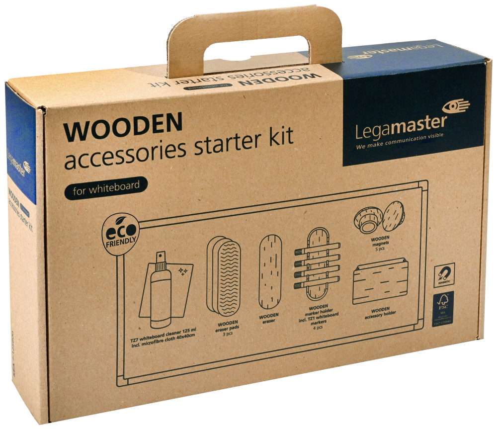 7-125600_Legamaster_WOODEN-Zubehör-Starterkit für Whiteboards 17-teilig_ppm-stuttgart