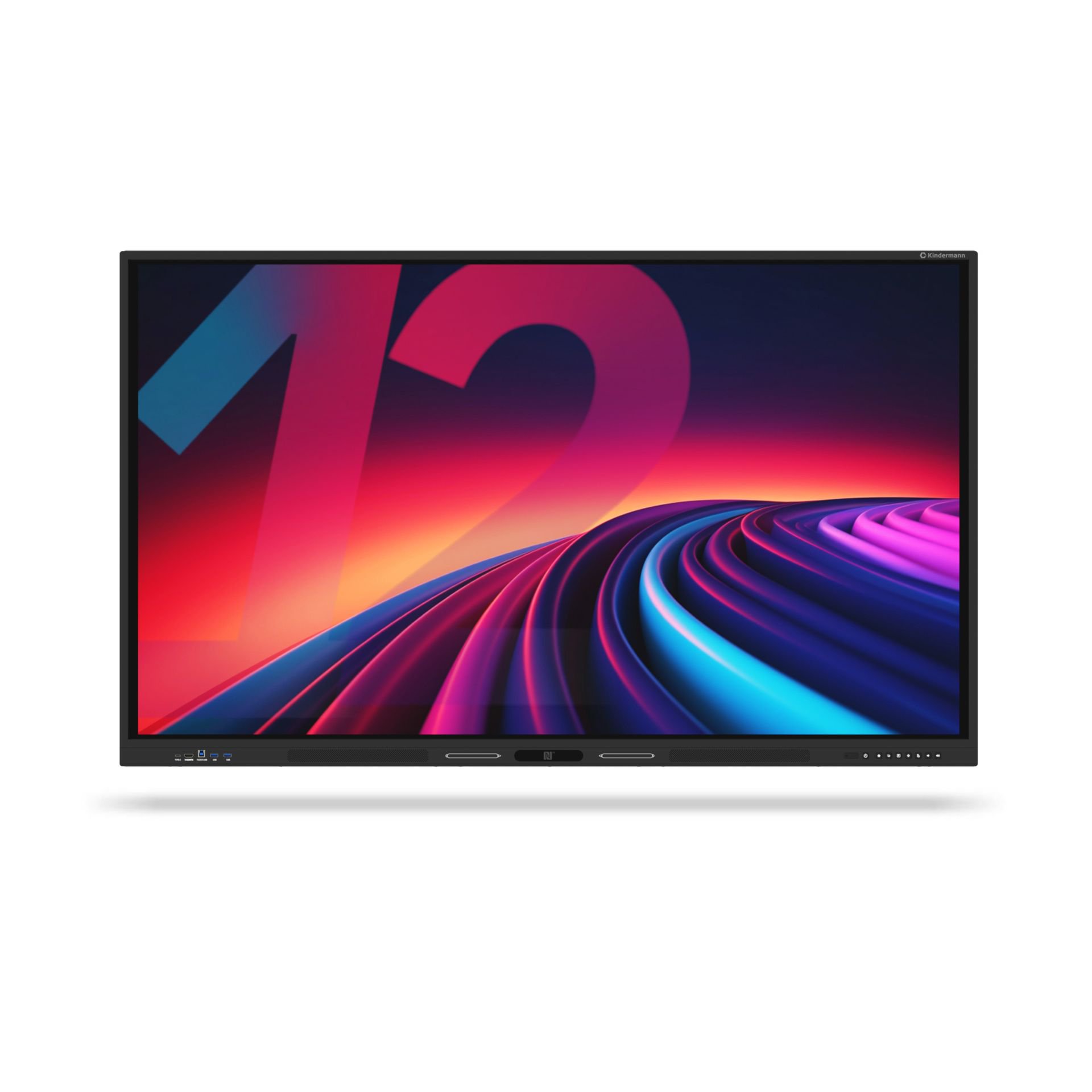 Kindermann Touchdisplay TD-1265, 55 Zoll, 4K Touchdisplay mit 3840 × 2160 Pixeln, Infrarot-Touchtechnologie mit bis zu 50 Touchpunkten, 3050000071 ppm-stuttgart Berlin