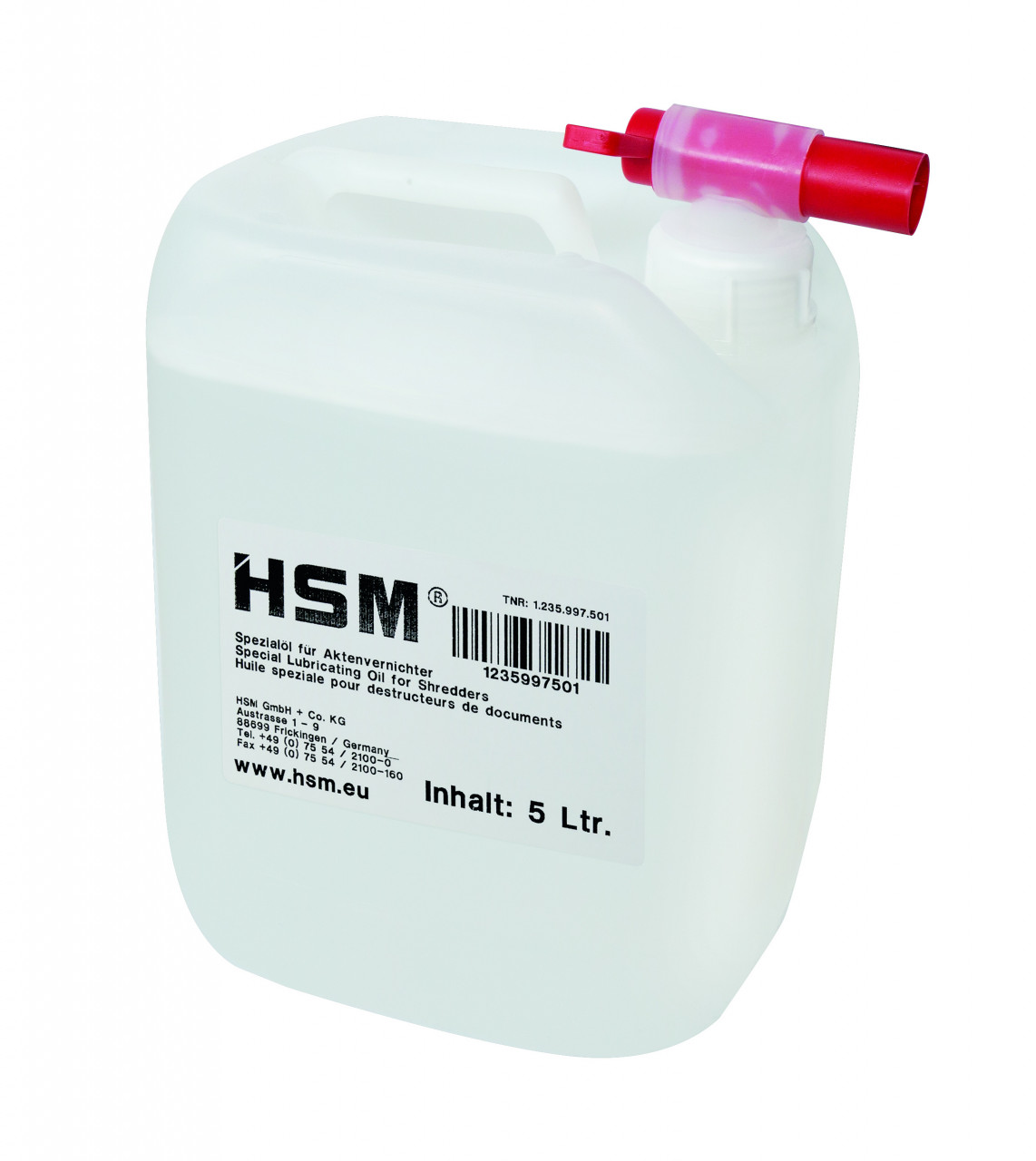 HSM Schneidblock-Spezialöl - 5 Liter