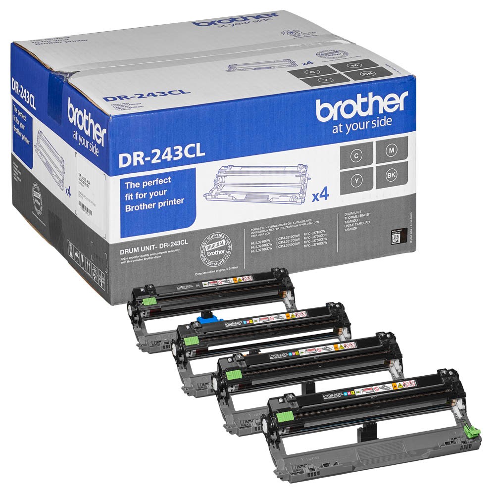 Brother Laserdruck Trommel set - DR-243CL schwarz, cyan, magenta, gelb Trommeln