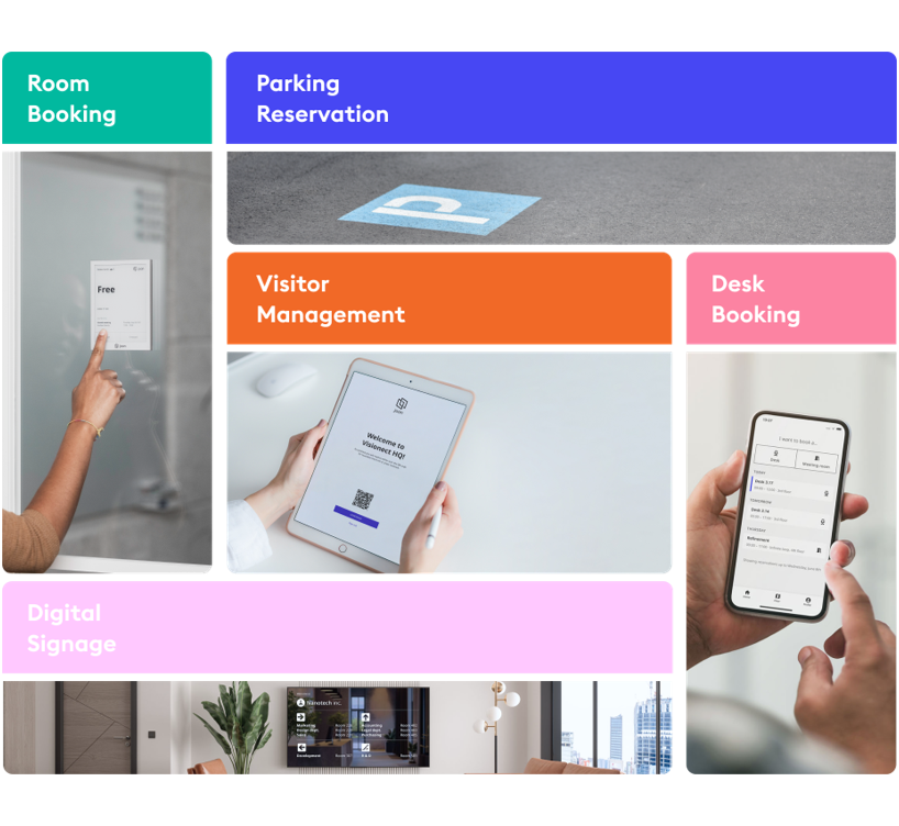 Joan Raumbuchungssysteme Zimmerbuchung Schreibtischreservierung Terminplanerppm-stuttgart / Berlin
