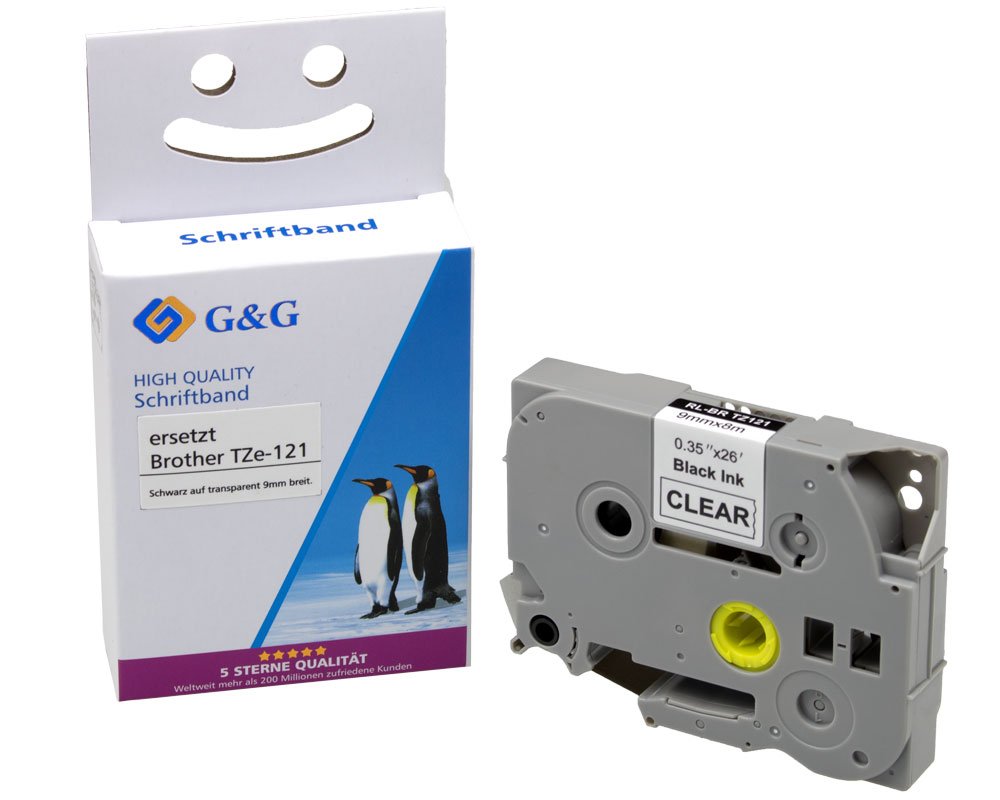 G & G Schriftbandkassette 15546 Brother TZe-121_ppm-stuttgart_Berlin