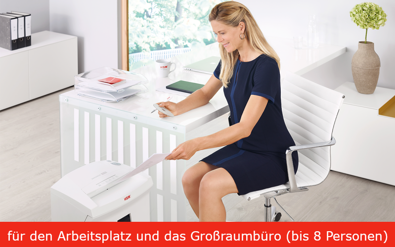 HSM Aktenvernichter für Arbeitsplatz und Büro ppm-stuttgart Berlin