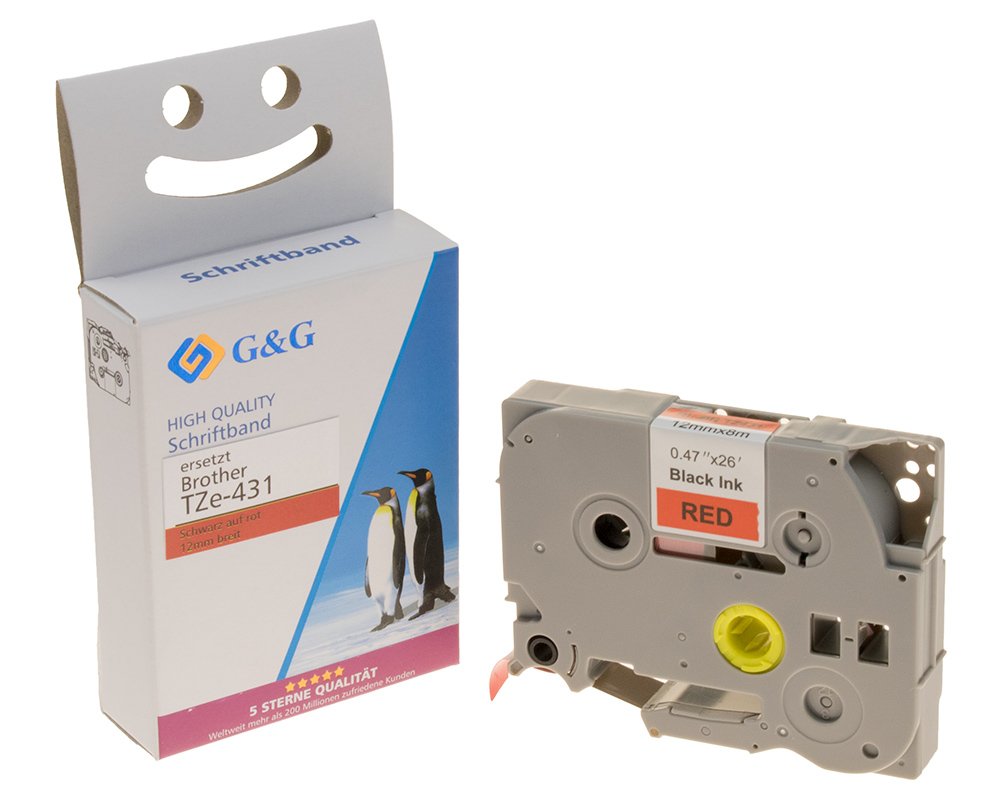 G & G Schriftbandkassette 14955 Brother TZe-431 ppm-stuttgart_Berlin