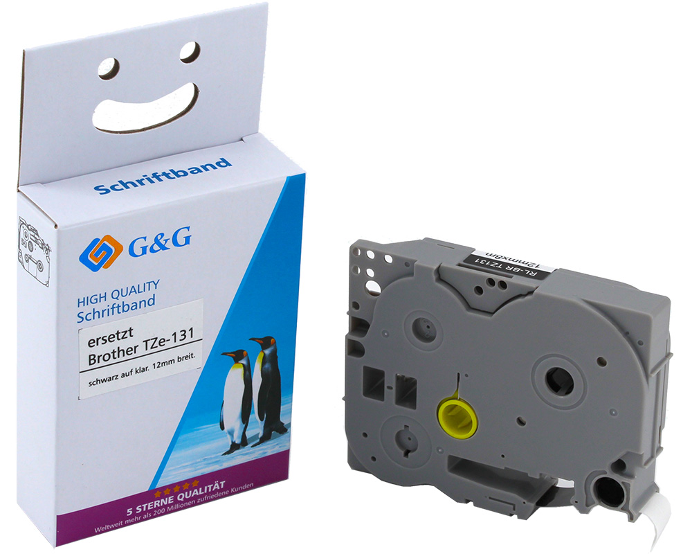 G & G Schriftbandkassette 15026 Brother TZE-131_ppm-stuttgart_Berlin